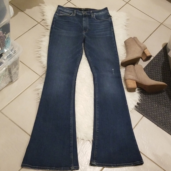 💕HUDSON💕 Holly High Rise Flare Jeans ~ Prelude - Picture 7 of 8